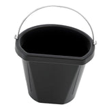 Maxbell Horse feed Bucket Storage Bin 18L Rubber Feeder for Outdoor Outside Backyard