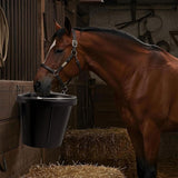 Maxbell Horse feed Bucket Storage Bin 18L Rubber Feeder for Outdoor Outside Backyard