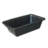 Maxbell Rubber feed Pan Rectangle Resistant Horse Feeder for Goats Cats Multipurpose