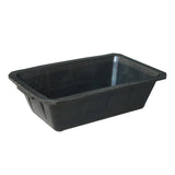 Maxbell Rubber feed Pan Rectangle Resistant Horse Feeder for Goats Cats Multipurpose