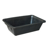 Maxbell Rubber feed Pan Rectangle Resistant Horse Feeder for Goats Cats Multipurpose