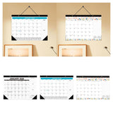 Maxbell 2026-2027 Desk Calendar Ornament Classroom Calendar for Shop Tabletop School black