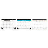 Maxbell 2026-2027 Desk Calendar Ornament Classroom Calendar for Shop Tabletop School black