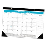 Maxbell 2026-2027 Desk Calendar Ornament Classroom Calendar for Shop Tabletop School blue