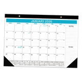 Maxbell 2026-2027 Desk Calendar Ornament Classroom Calendar for Shop Tabletop School blue