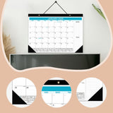 Maxbell 2026-2027 Desk Calendar Ornament Classroom Calendar for Shop Tabletop School blue