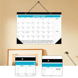 Maxbell 2026-2027 Desk Calendar Ornament Classroom Calendar for Shop Tabletop School blue