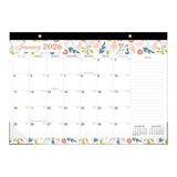 Maxbell 2026-2027 Desk Calendar Ornament Classroom Calendar for Shop Tabletop School flower