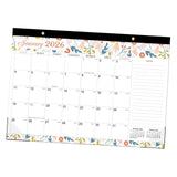Maxbell 2026-2027 Desk Calendar Ornament Classroom Calendar for Shop Tabletop School flower