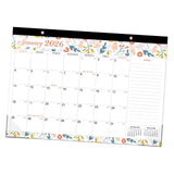 Maxbell 2026-2027 Desk Calendar Ornament Classroom Calendar for Shop Tabletop School flower