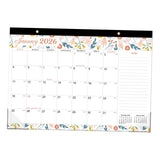 Maxbell 2026-2027 Desk Calendar Ornament Classroom Calendar for Shop Tabletop School flower