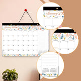 Maxbell 2026-2027 Desk Calendar Ornament Classroom Calendar for Shop Tabletop School flower
