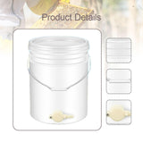 Maxbell 20L Honey Pail Beekeeper Supplies Barrel Practical Honey Extractor Equipment