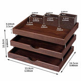 Maxbell File Folder Storage Tray Remote Control Organizer for Bathroom Cleaning