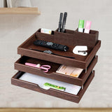 Maxbell File Folder Storage Tray Remote Control Organizer for Bathroom Cleaning