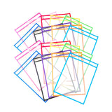 Maxbell 20 Pieces Dry Erase Pocket Sleeves Reusable 10"x14" Paper Sleeves Protectors