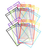 Maxbell 20 Pieces Dry Erase Pocket Sleeves Reusable 10"x14" Paper Sleeves Protectors