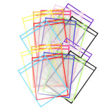 Maxbell 20 Pieces Dry Erase Pocket Sleeves Reusable 10"x14" Paper Sleeves Protectors
