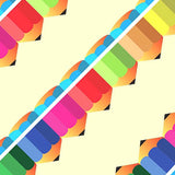 Maxbell 18M Pencil Border Roll Bulletin Board Trim for Office, Window Paper Die Cut Style B