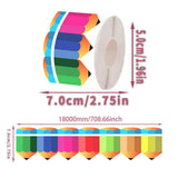 Maxbell 18M Pencil Border Roll Bulletin Board Trim for Office, Window Paper Die Cut Style B