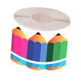 Maxbell 18M Pencil Border Roll Bulletin Board Trim for Office, Window Paper Die Cut Style B