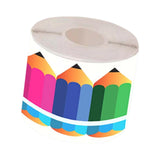 Maxbell 18M Pencil Border Roll Bulletin Board Trim for Office, Window Paper Die Cut Style B
