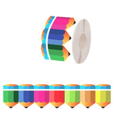 Maxbell 18M Pencil Border Roll Bulletin Board Trim for Office, Window Paper Die Cut Style B