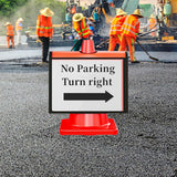 Maxbell Traffic Cone Sleeve with Pocket for Parking Lots Playgrounds Sports Training