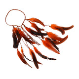 Maxbell Boho Artificial Feather Headband Hair Accessories for Cosplay Festival Women Orange
