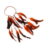 Maxbell Boho Artificial Feather Headband Hair Accessories for Cosplay Festival Women Orange