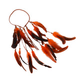 Maxbell Boho Artificial Feather Headband Hair Accessories for Cosplay Festival Women Orange