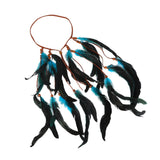 Maxbell Boho Artificial Feather Headband Hair Accessories for Cosplay Festival Women Blue