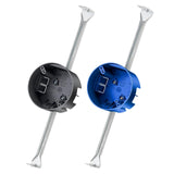 Maxbell Round Electrical Box with Hanger Bar Commercial Reliable Ceiling Fan Bracket Dark Gray