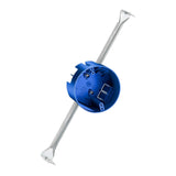 Maxbell Round Electrical Box with Hanger Bar Commercial Reliable Ceiling Fan Bracket Dark Blue
