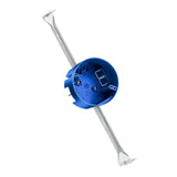 Maxbell Round Electrical Box with Hanger Bar Commercial Reliable Ceiling Fan Bracket Dark Blue