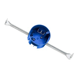 Maxbell Round Electrical Box with Hanger Bar Commercial Reliable Ceiling Fan Bracket Dark Blue