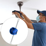 Maxbell Round Electrical Box with Hanger Bar Commercial Reliable Ceiling Fan Bracket Dark Blue