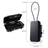 Maxbell Portable Lock Box Antitheft Password Storage Box for Outdoor Gifts Traveling