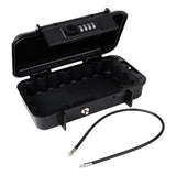 Maxbell Portable Lock Box Antitheft Password Storage Box for Outdoor Gifts Traveling
