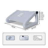 Foot Rest Under Desk Rocking Foot Stool for Computer Desk Gaming Home Office Gray