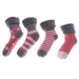 Maxbell Maxbell 4 pairs of cotton children socks 0-6Month Pink