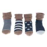 Maxbell Maxbell 4 pairs of cotton children socks 6-12Month Blue