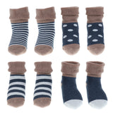 Maxbell Maxbell 4 pairs of cotton children socks 6-12Month Blue