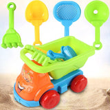 Maxbell Seaside Sand Car Truck Shovel Bucket Beach Tools Kids 5Pcs Beach car set - Aladdin Shoppers
