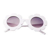 Maxbell Cute Sun Flower Kids Baby Boy Girl Soft Plastic UV400 Sunglasses White - Aladdin Shoppers