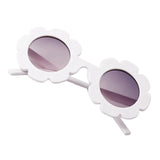 Maxbell Maxbell Cute Sun Flower Kids Baby Boy Girl Soft Plastic UV400 Sunglasses White