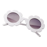 Maxbell Cute Sun Flower Kids Baby Boy Girl Soft Plastic UV400 Sunglasses White - Aladdin Shoppers