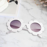 Maxbell 2Pcs Toddler Sun Flower Kids Baby Boy Girl Soft Plastic UV400 Sunglasses