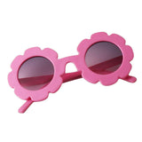 Maxbell Cute Sun Flower Kids Baby Boy Girl Soft Plastic UV400 Sunglasses Pink - Aladdin Shoppers