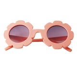 Maxbell Cute Sun Flower Kids Baby Boy Girl Soft Plastic UV400 Sunglasses Light Pink - Aladdin Shoppers